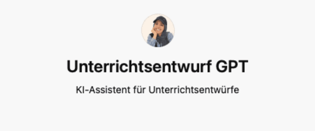 Unterrichtsplanungs-GPT